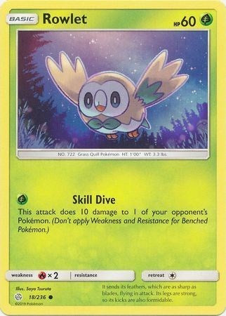 Rowlet - 18/236 [SM - Cosmic Eclipse]