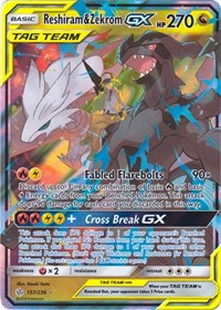 Reshiram &amp; Zekrom GX [SM - Cosmic Eclipse]