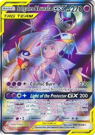 Solgaleo &amp; Lunala GX (Full Art) [SM - Cosmic Eclipse]