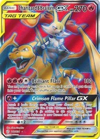 Charizard &amp; Braixen GX (Full Art) [SM - Cosmic Eclipse]