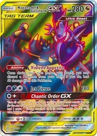 Naganadel &amp; Guzzlord GX (Full Art) [SM - Cosmic Eclipse]