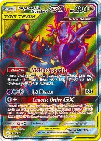 Naganadel &amp; Guzzlord GX (Full Art) [SM - Cosmic Eclipse]