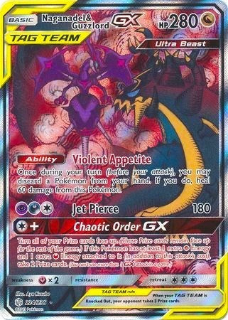Naganadel &amp; Guzzlord GX (Alternate Art) [SM - Cosmic Eclipse]