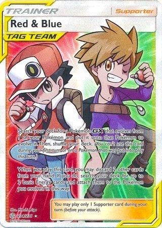 Red &amp; Blue (Full Art) [SM - Cosmic Eclipse]