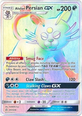 Alolan Persian GX (Secret) [SM - Cosmic Eclipse]