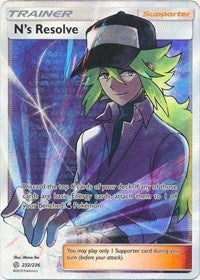 N's Resolve (Full Art) [SM - Cosmic Eclipse]