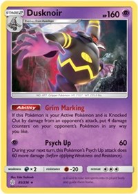 Dusknoir - 85/236 (Prerelease Kit Exclusive) [Deck Exclusives]