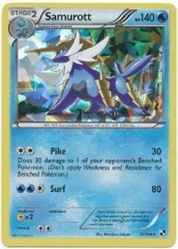 Samurott - 31/114 (Cracked Ice Holo) [Deck Exclusives]