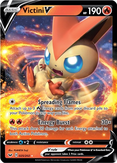 Victini V [SWSH01: Sword &amp; Shield Base Set]