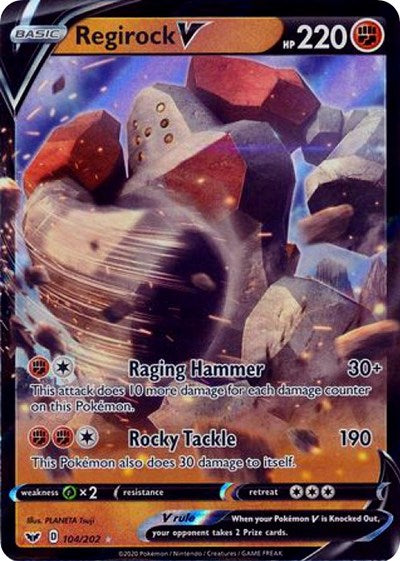 Regirock V [SWSH01: Sword &amp; Shield Base Set]
