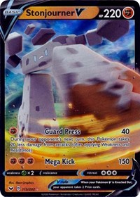 Stonjourner V [SWSH01: Sword &amp; Shield Base Set]