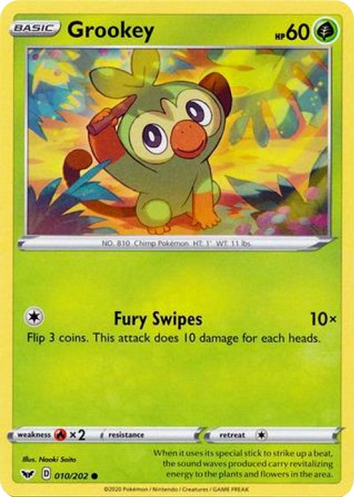 Grookey (010) [SWSH01: Sword &amp; Shield Base Set]
