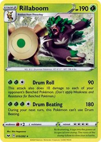 Rillaboom (015) [SWSH01: Sword &amp; Shield Base Set]