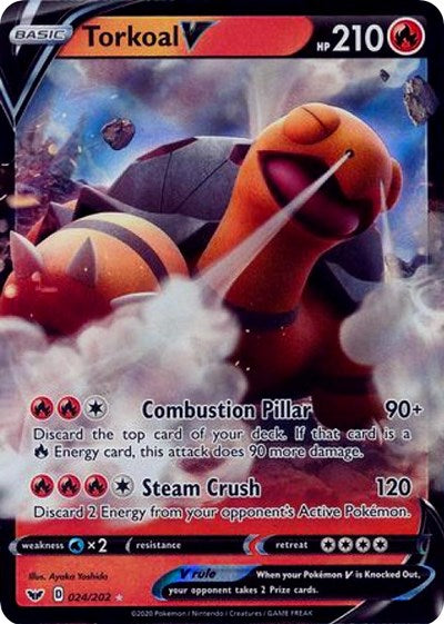 Torkoal V [SWSH01: Sword &amp; Shield Base Set]