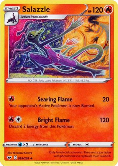 Salazzle [SWSH01: Sword &amp; Shield Base Set]