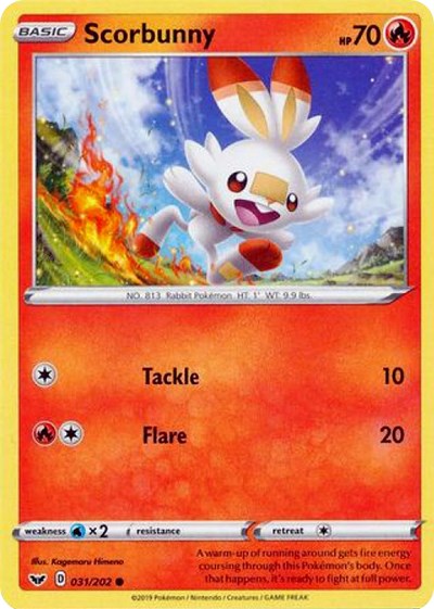 Scorbunny (031) [SWSH01: Sword &amp; Shield Base Set]