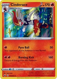 Cinderace (035) [SWSH01: Sword &amp; Shield Base Set]