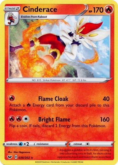 Cinderace (036) [SWSH01: Sword &amp; Shield Base Set]