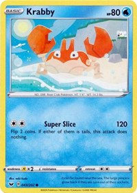 Krabby (043) [SWSH01: Sword &amp; Shield Base Set]