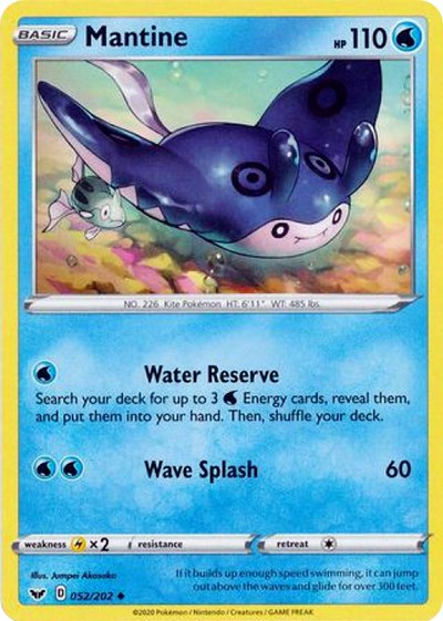 Mantine [SWSH01: Sword &amp; Shield Base Set]