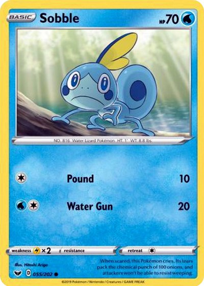 Sobble (055) [SWSH01: Sword &amp; Shield Base Set]