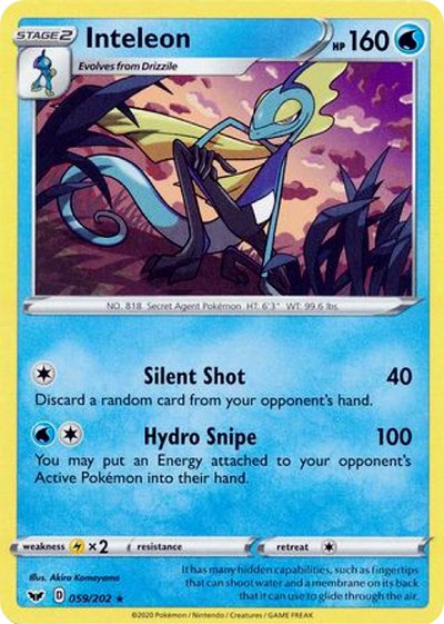 Inteleon (059) [SWSH01: Sword &amp; Shield Base Set]
