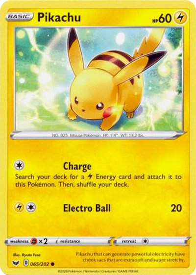 Pikachu [SWSH01: Sword &amp; Shield Base Set]