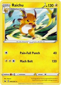 Raichu [SWSH01: Sword &amp; Shield Base Set]