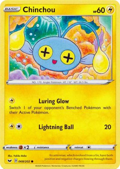Chinchou (068) [SWSH01: Sword &amp; Shield Base Set]