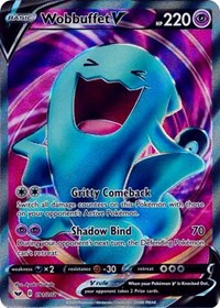 Wobbuffet V (Full Art) [SWSH01: Sword &amp; Shield Base Set]