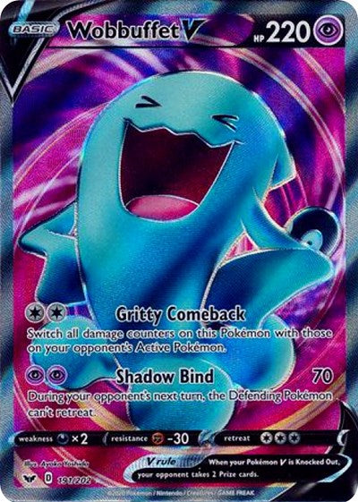 Wobbuffet V (Full Art) [SWSH01: Sword &amp; Shield Base Set]