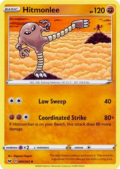 Hitmonlee [SWSH01: Sword &amp; Shield Base Set]