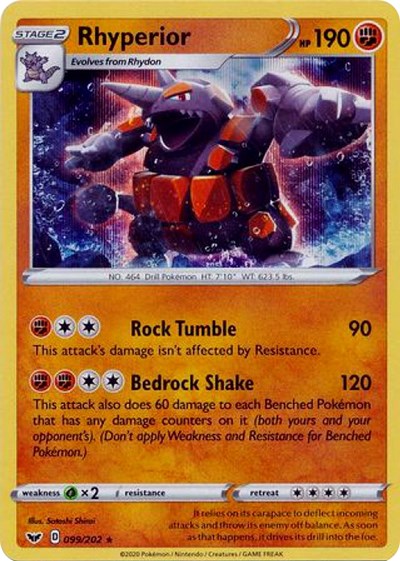 Rhyperior [SWSH01: Sword &amp; Shield Base Set]