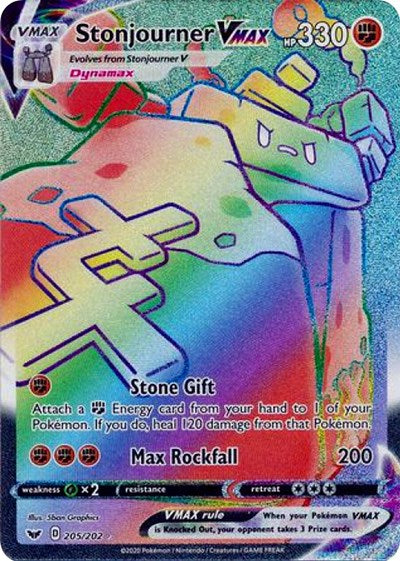 Stonjourner VMAX (Secret) [SWSH01: Sword &amp; Shield Base Set]