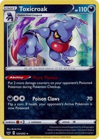 Toxicroak [SWSH01: Sword &amp; Shield Base Set]