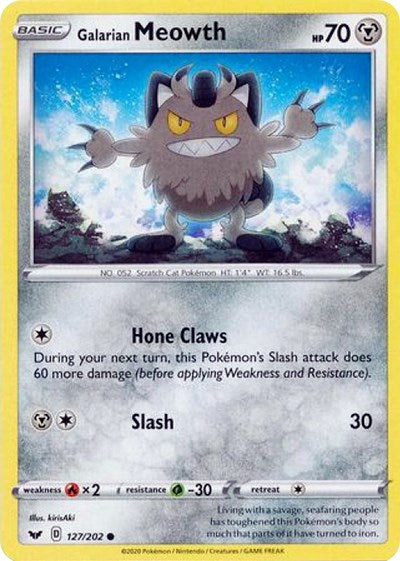 Galarian Meowth [SWSH01: Sword &amp; Shield Base Set]