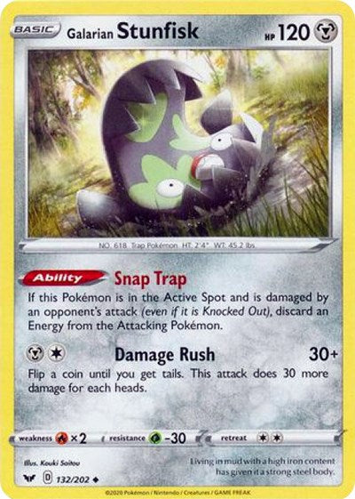 Galarian Stunfisk [SWSH01: Sword &amp; Shield Base Set]