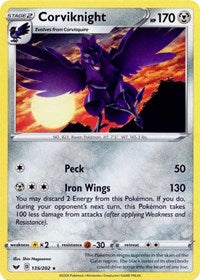 Corviknight [SWSH01: Sword &amp; Shield Base Set]