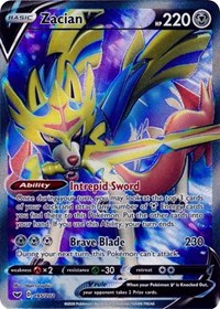 Zacian V (Full Art) [SWSH01: Sword &amp; Shield Base Set]