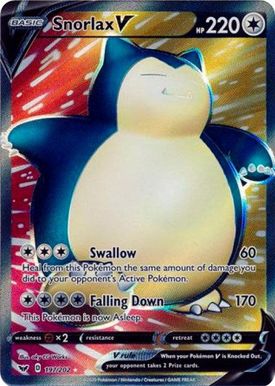 Snorlax V (Full Art) [SWSH01: Sword &amp; Shield Base Set]