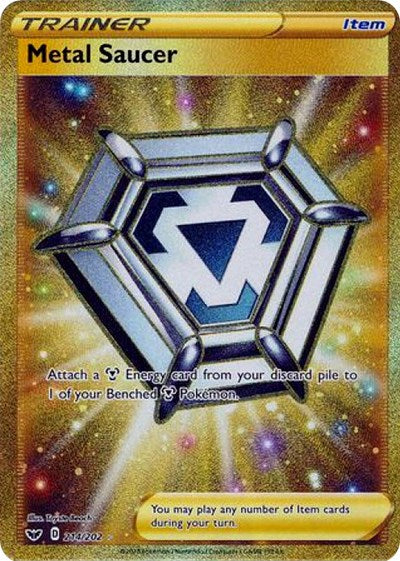 Metal Saucer (Secret) [SWSH01: Sword &amp; Shield Base Set]