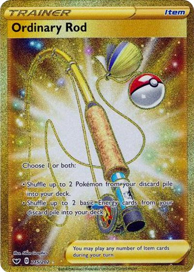 Ordinary Rod (Secret) [SWSH01: Sword &amp; Shield Base Set]