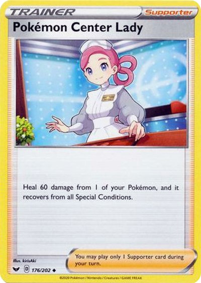 Pokemon Center Lady [SWSH01: Sword &amp; Shield Base Set]