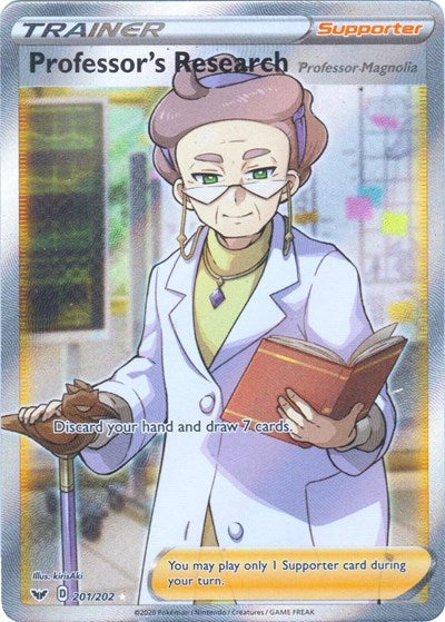 Professor's Research (Full Art) [SWSH01: Sword &amp; Shield Base Set]