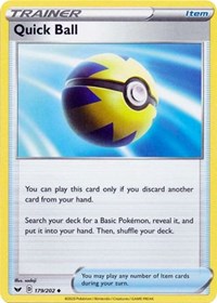 Quick Ball [SWSH01: Sword &amp; Shield Base Set]
