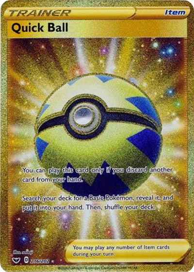 Quick Ball (Secret) [SWSH01: Sword &amp; Shield Base Set]