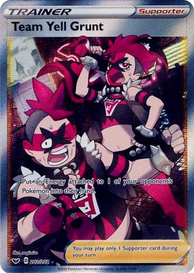 Team Yell Grunt (Full Art) [SWSH01: Sword &amp; Shield Base Set]