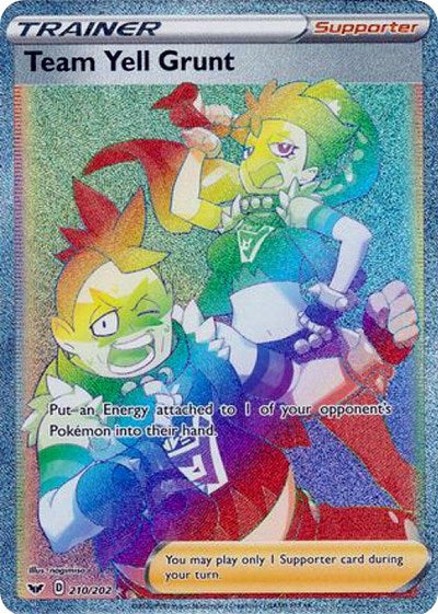 Team Yell Grunt (Secret) [SWSH01: Sword &amp; Shield Base Set]