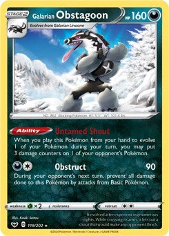 Galarian Obstagoon - 119/202 [Deck Exclusives]
