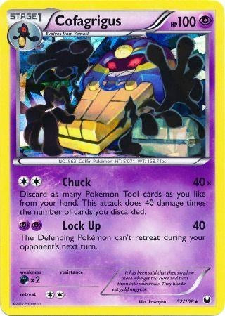 Cofagrigus - 52/108 (Cracked Ice Holo) [Deck Exclusives]